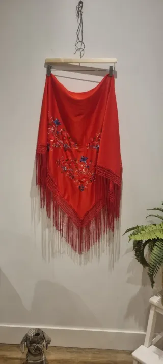 Vestido Flamenca Rojo Lunares