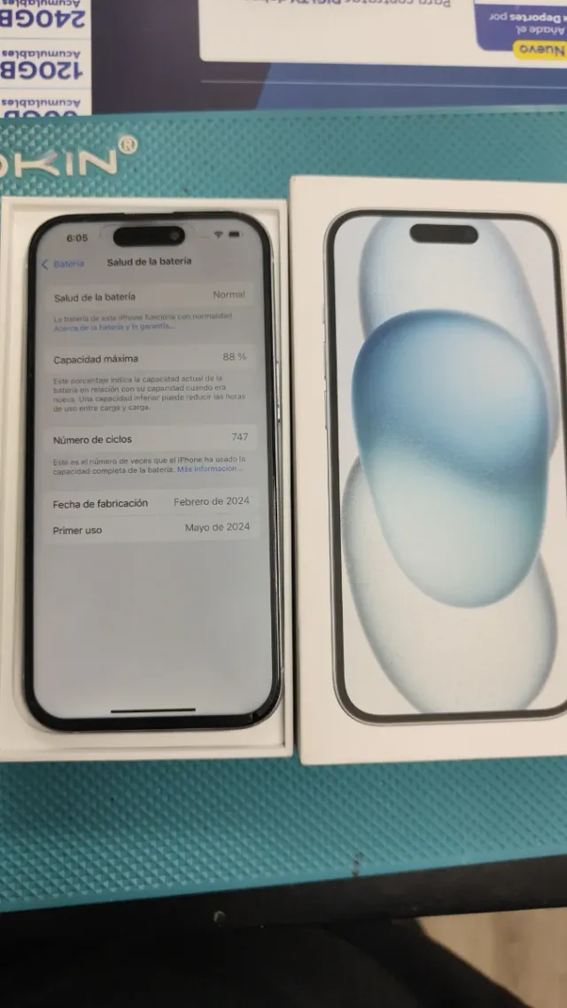 iPhone 15 128GB Plata