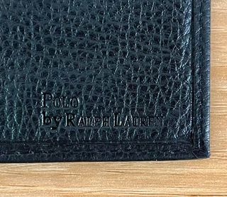Cartera Polo Ralph Lauren Negra Cuero