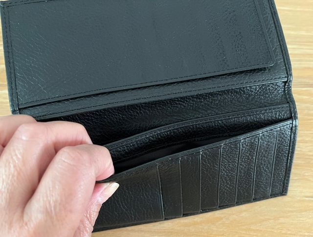 Cartera Polo Ralph Lauren Negra Cuero