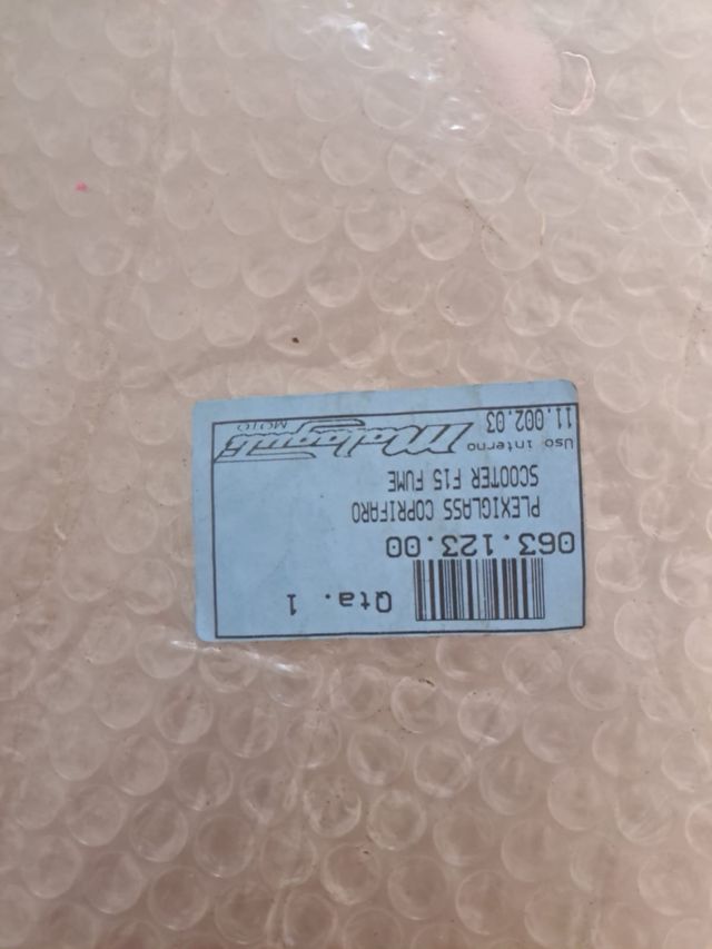 Cupolino Malaguti F15 Firefox Plexiglass Nuovo