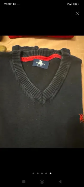 Lote 4 maglioni con scollo a V