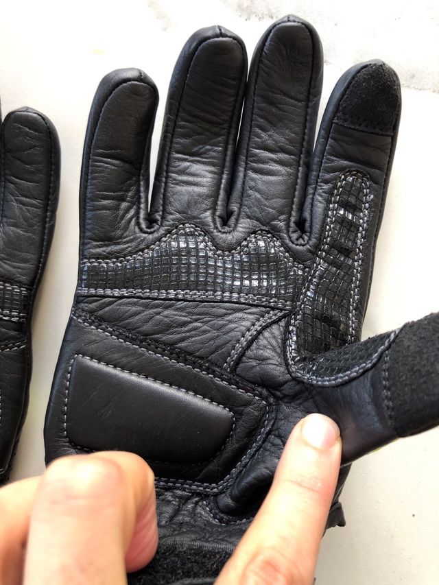 Guantes Moto Talla M Negro y Amarillo