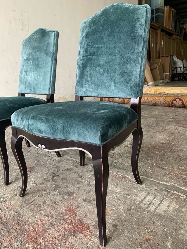 Sillas Terciopelo Vintage (Juego de 2)