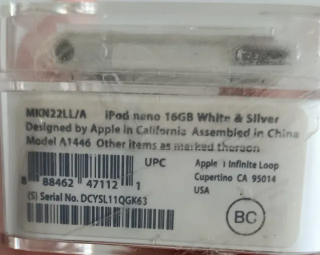 iPod Nano 7ª Generación Plata 16 GB