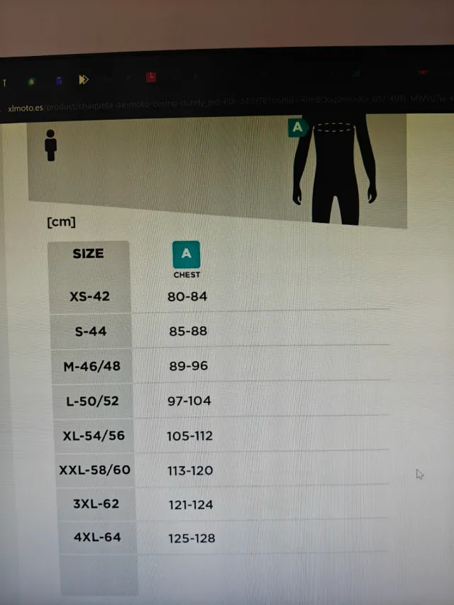 Chaqueta Bering Dundy Talla L