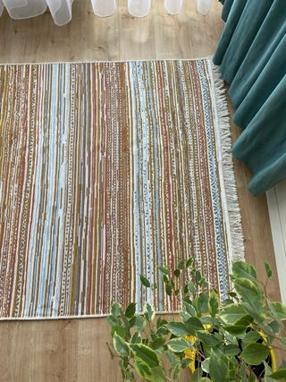 Tappeto in cotone a righe 120x180 cm