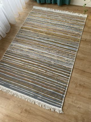 Tappeto in cotone a righe 120x180 cm