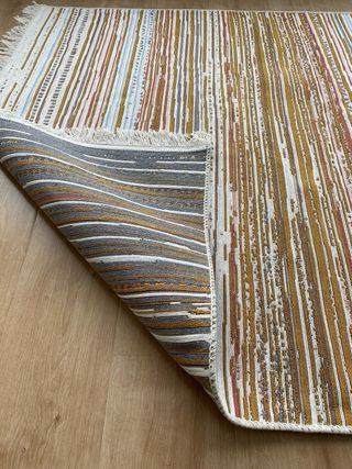 Tappeto in cotone a righe 120x180 cm