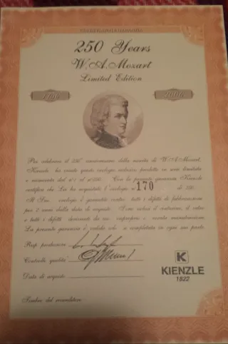 Orologio Kienzle Edizione Limitata Fasi Lunari