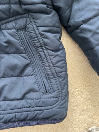 Casaco acolchoado bebé azul