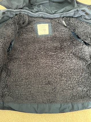 Casaco acolchoado bebé azul