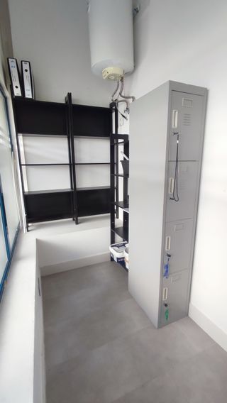 Taquilla metálica con llave