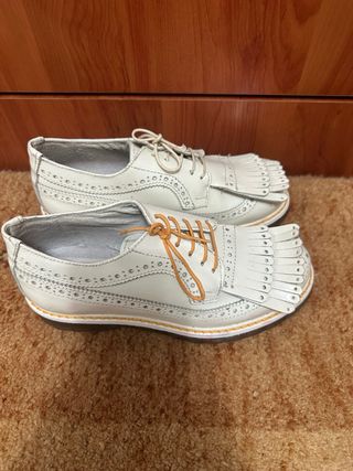 scarpe Francesine Donna Bianche