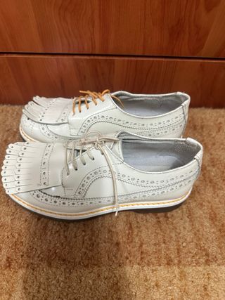 scarpe Francesine Donna Bianche