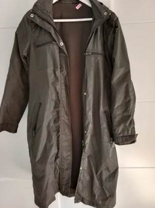 Gabardina mujer forro polar