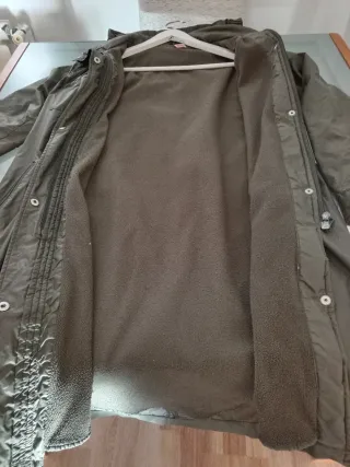 Gabardina mujer forro polar