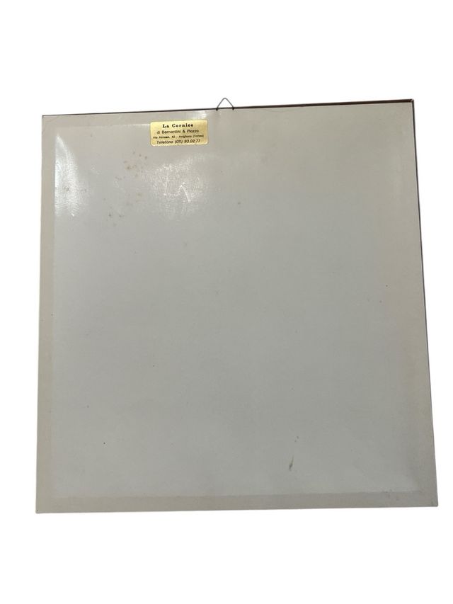 Quadro vintage giullare con liuto