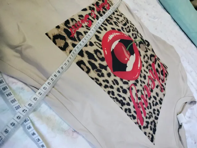 Camisa mujer estampado  cherry