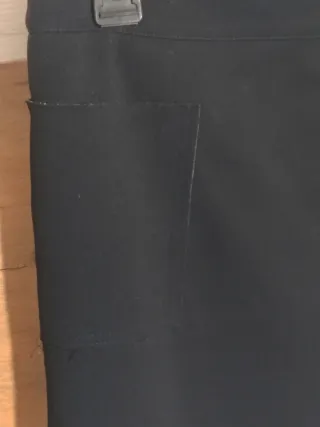 Minifalda cargo negra