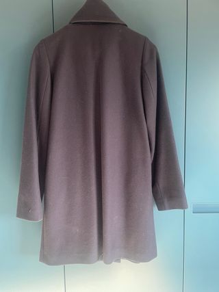 Cappotto lana Sile Benetton blu caldo