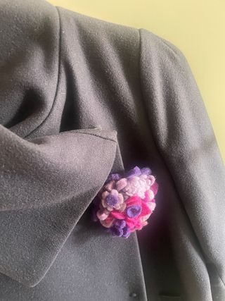 Cappotto lana Sile Benetton blu caldo