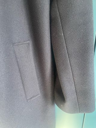 Cappotto lana Sile Benetton blu caldo