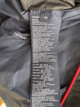 Abrigo acolchado Tommy Hilfiger Talla M/L