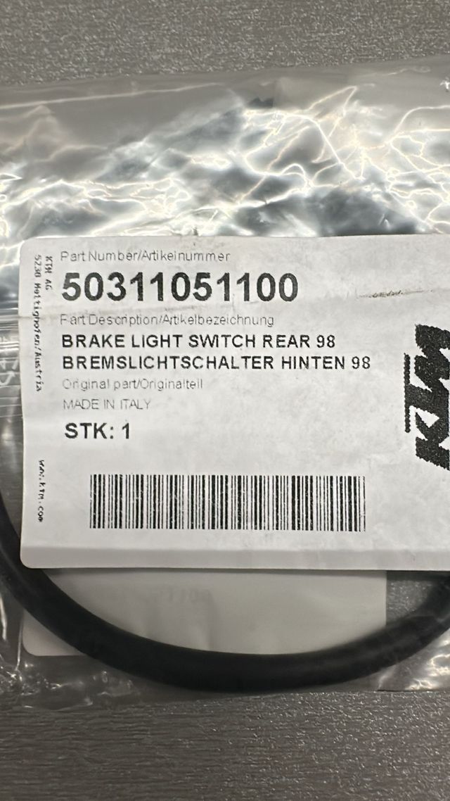 Sensor Freno Trasero KTM 50311051100