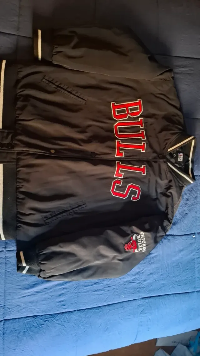 Chaqueta Chicago Bulls NBA Negra Roja