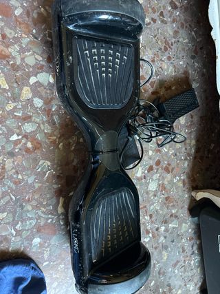 Hoverboard con funda azul,funciona perfectamente