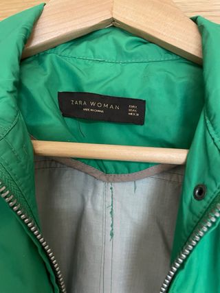 Chaqueta Impermeable Zara Woman Talla L