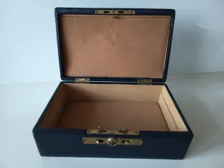 Joyero vintage piel flor