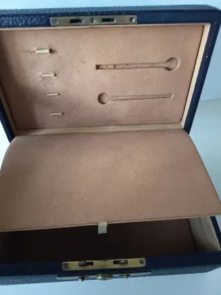 Joyero vintage piel flor