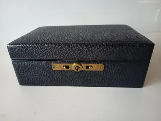 Joyero vintage piel flor