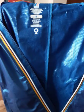 K-Way Giacca Blu Elettrico