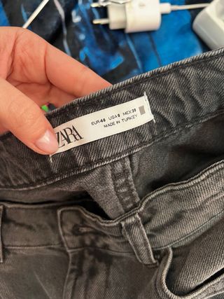 Pantalones Zara Tachuelas Talla 40