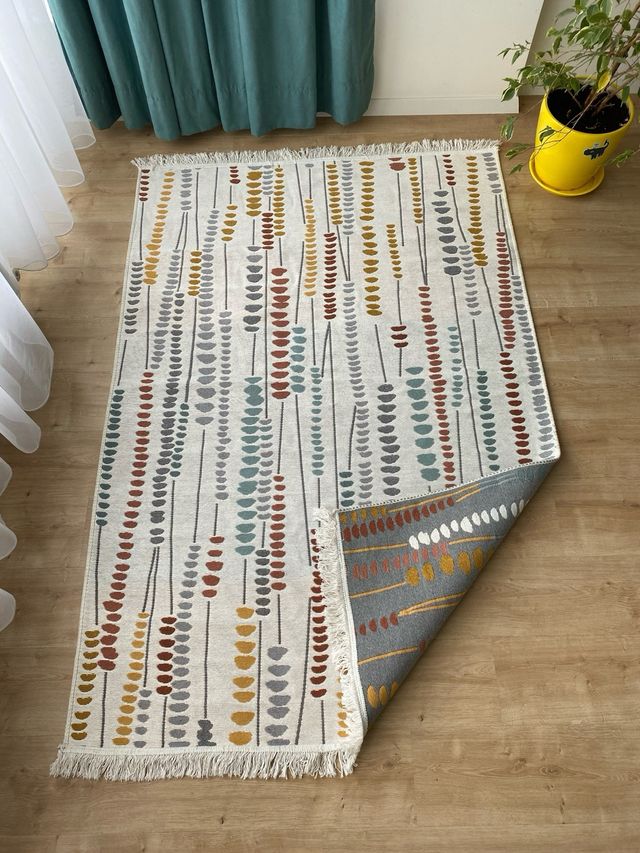 Tappeto in cotone 120x180 cm Design astratto