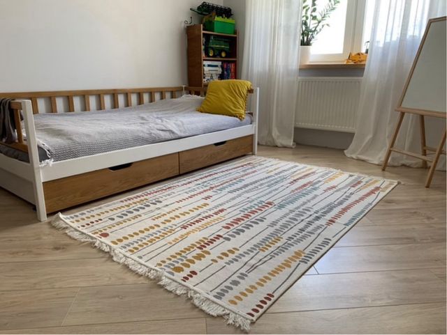 Tappeto in cotone 120x180 cm Design astratto