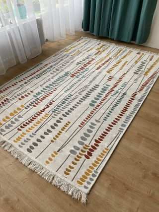 Tappeto in cotone 120x180 cm Design astratto