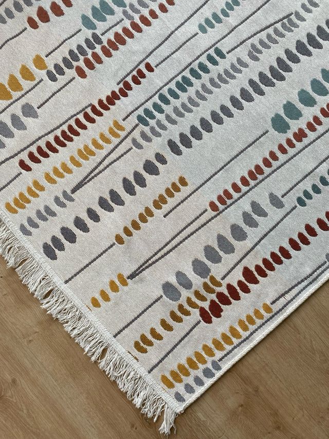 Tappeto in cotone 120x180 cm Design astratto