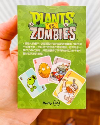 Carte da gioco Plants vs Zombies Poker Natale New
