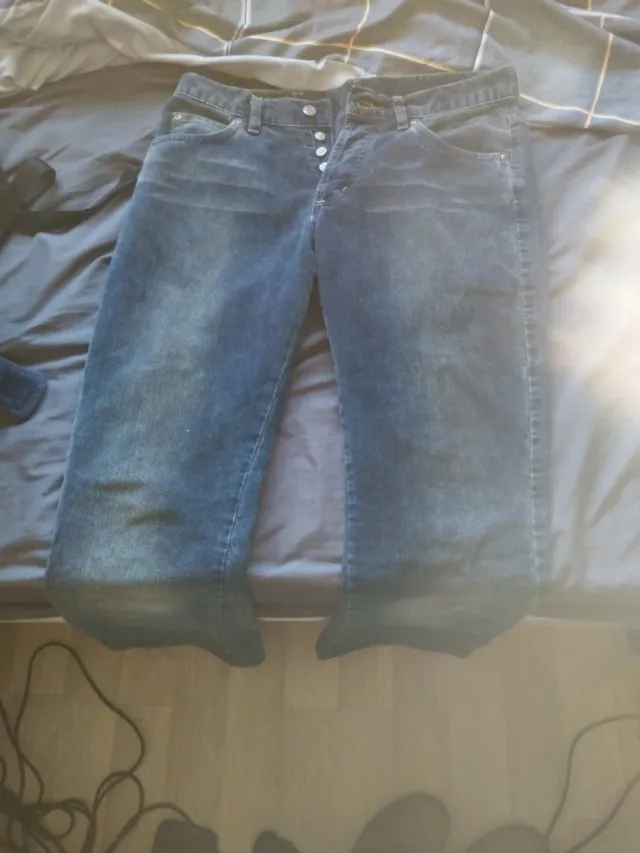 Pantalón vaquero Lee azul acampanado