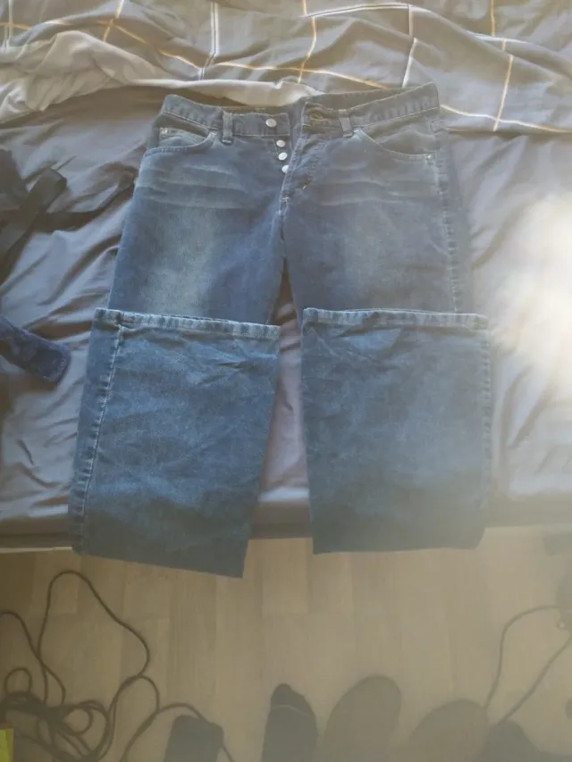 Pantalón vaquero Lee azul acampanado