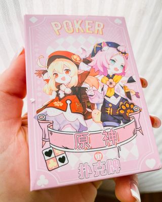 Carte Poker Genshin Impact Christmas Gift Family