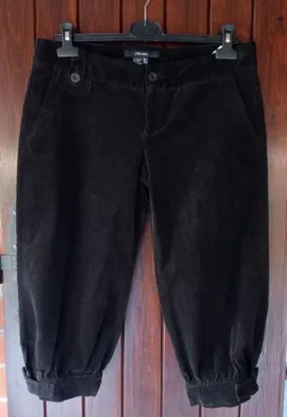 Pantaloni 3/4 Zara neri