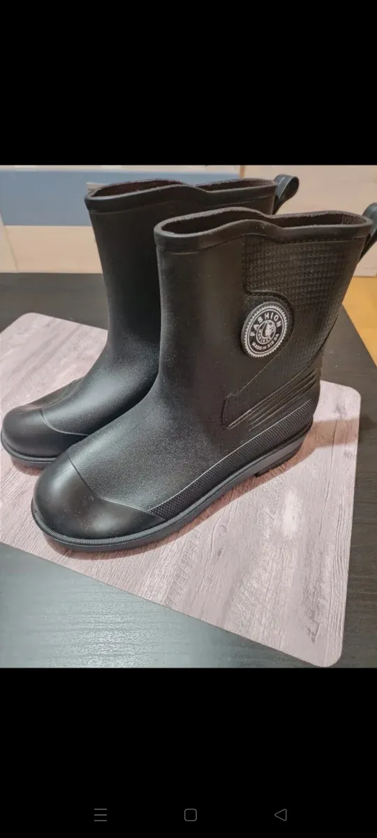 Botas de agua Fashion negras