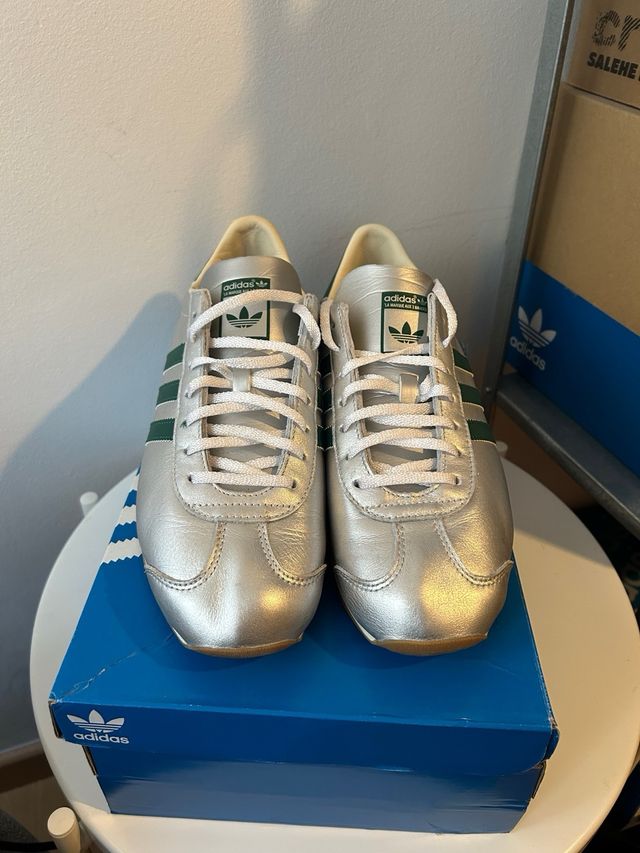 Adidas Country OG Plata y Verde