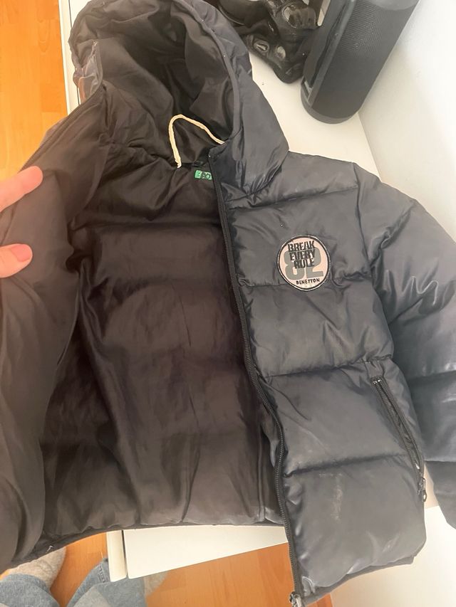 Abrigo Benetton Azul Marino