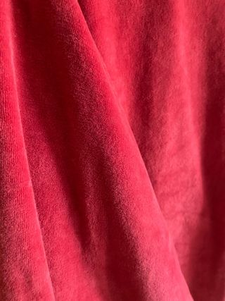 Camicia ciniglia vintage rossa